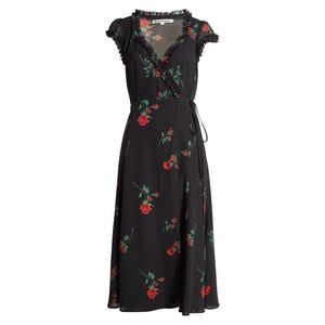 Reformation Gwenyth Floral Wrap dress in Rochelle print size XS